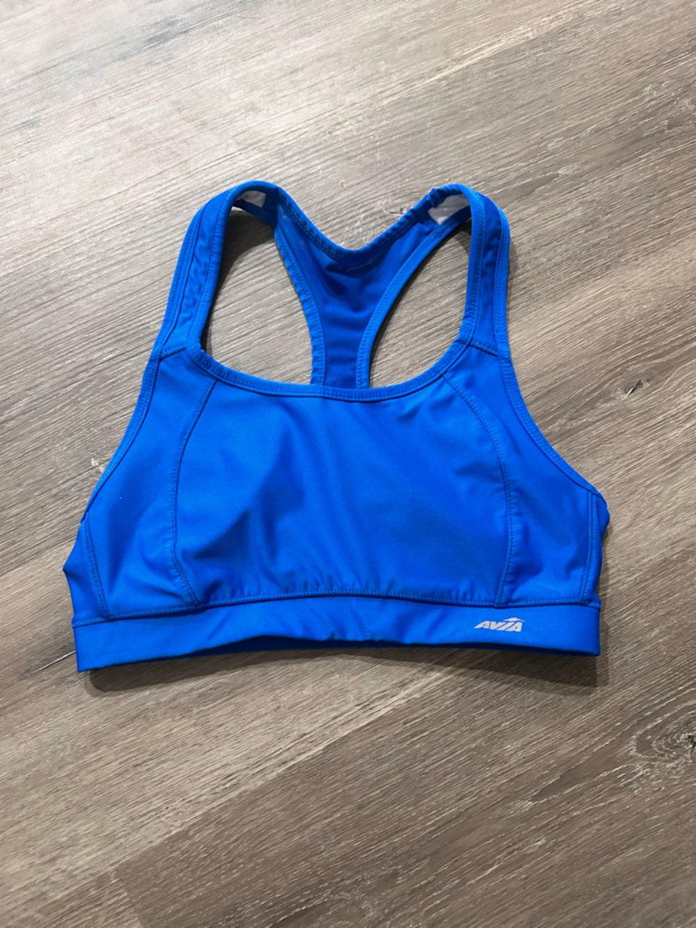Avia Bright Blue Racerback Sports Bra